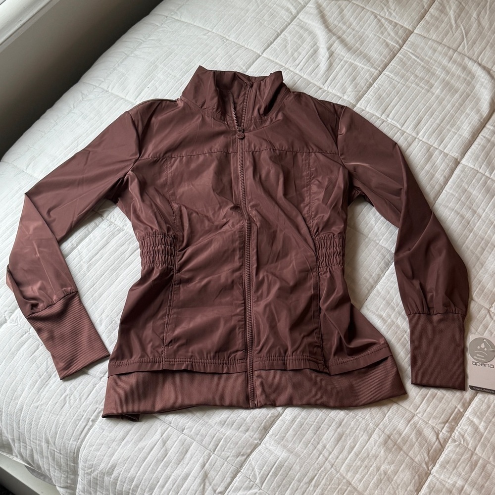 Apana brown windbreaker jacket, size S - Picture 1 of 9